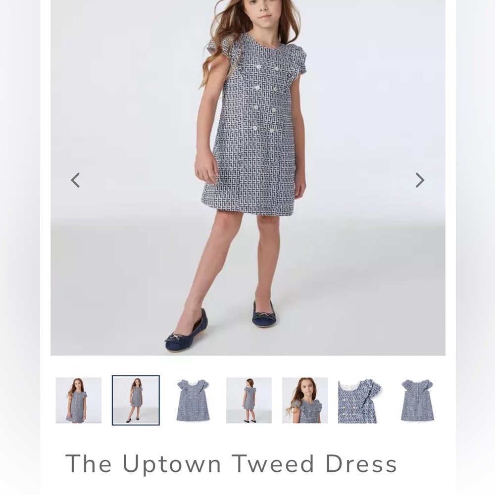 Janie and Jack Chic Uptown Tweed Dress for Kids